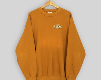 Vintage 90s Nike Swoosh Boxy Sweatshirt XLarge Nike Swoosh Spell Out Logo Sweater Nike Just Do It Jumper Nike Sportswear Crewneck Size XL