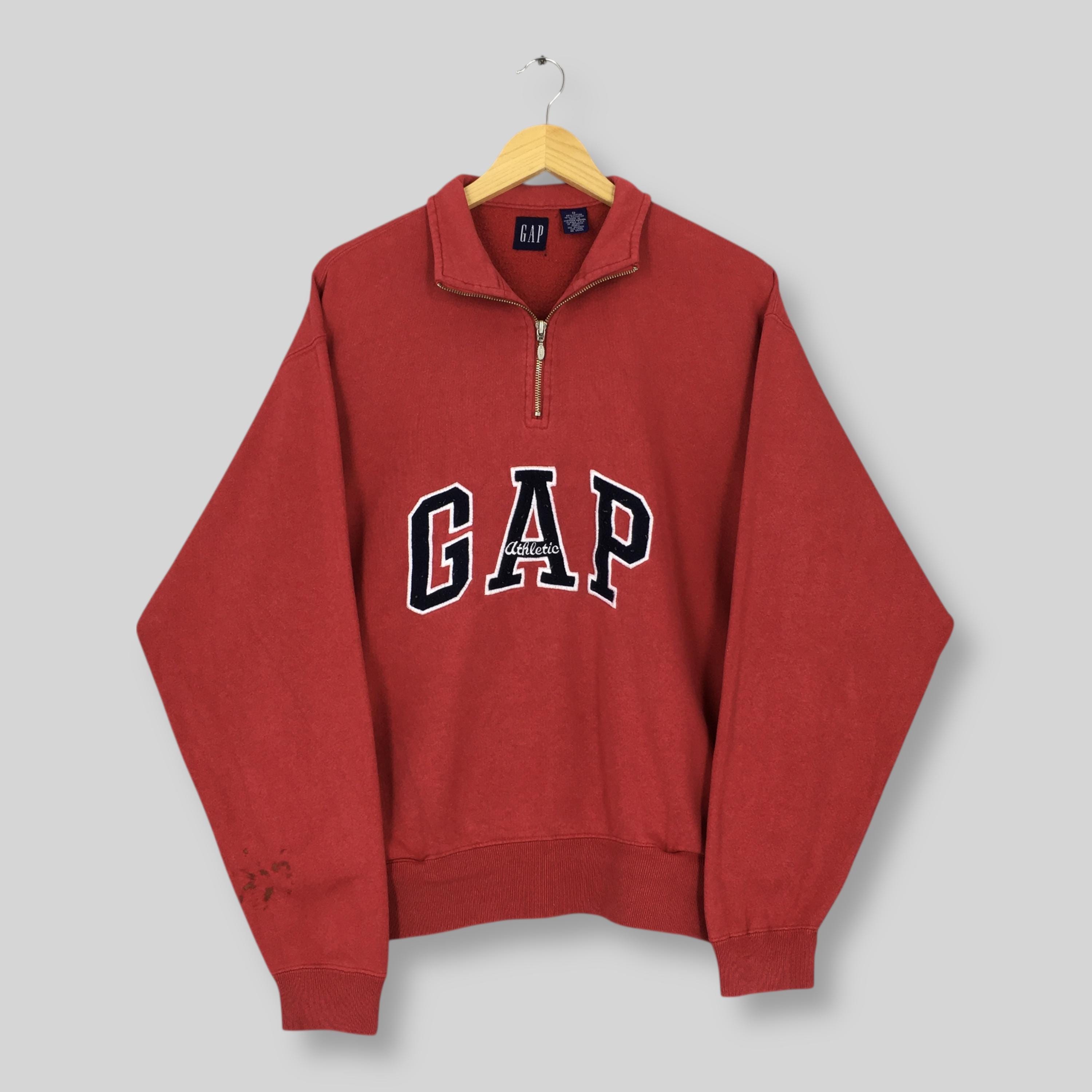 GAP Vintage Zip Gap 90s Sweatshirt Half Polo 90's - OLD Etsy