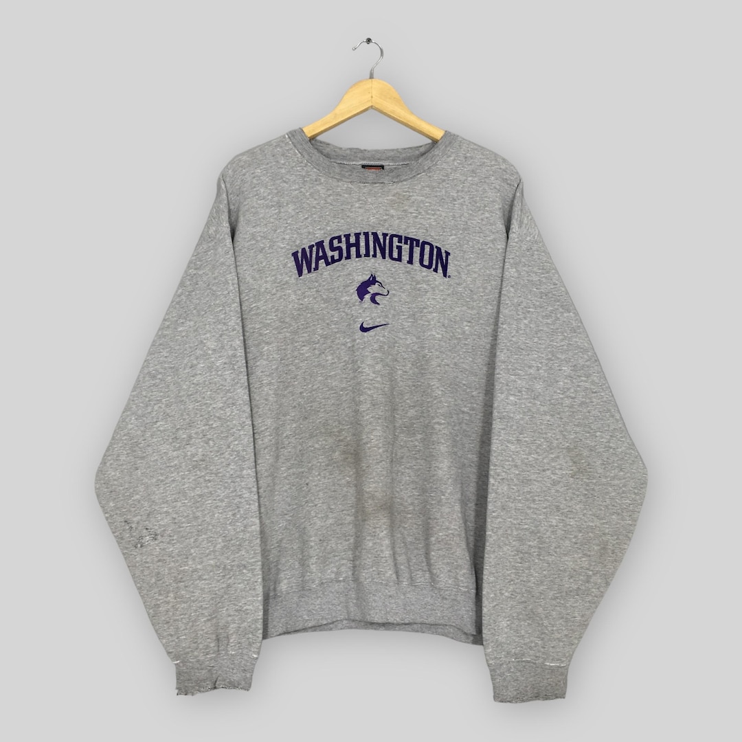 Vintage Distressed Nike Washington Huskies NCAA Sweatshirt Xlarge