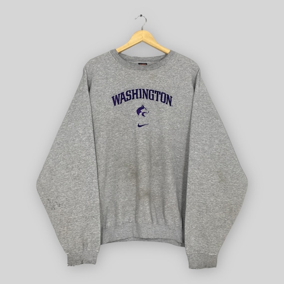 Nike HUSKIES Washington university スウェット Washington Huskies Nike 2XLT On-Field Sweatshirt - FanWagn