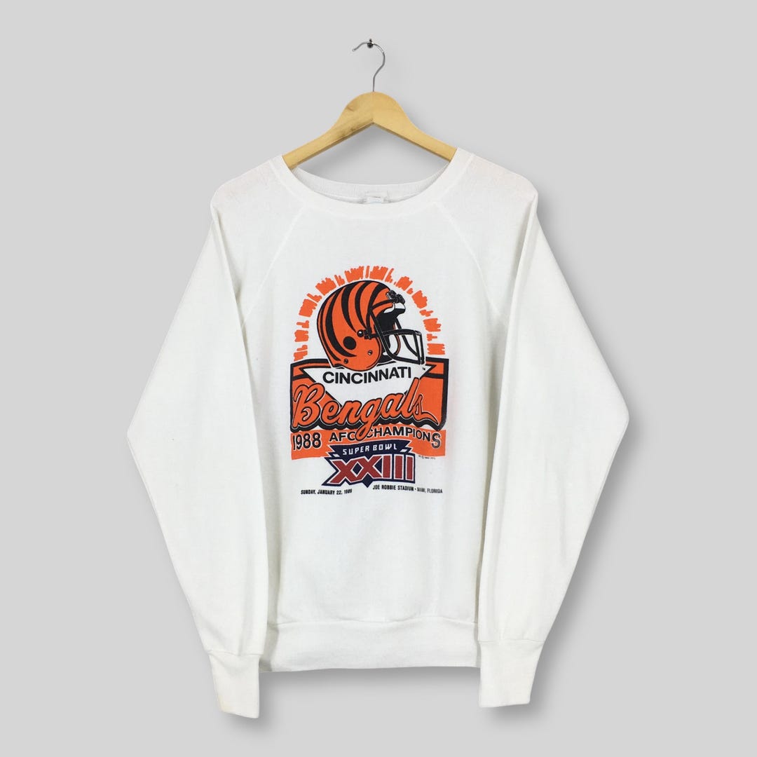 Vintage 80s Cincinnati Bengals NFL Sweatshirt Large Cincinnati