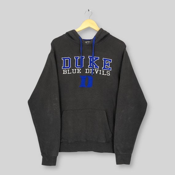 Vintage Duke Blue Devils NCAA Hoodie Sweater Large Duke Blue