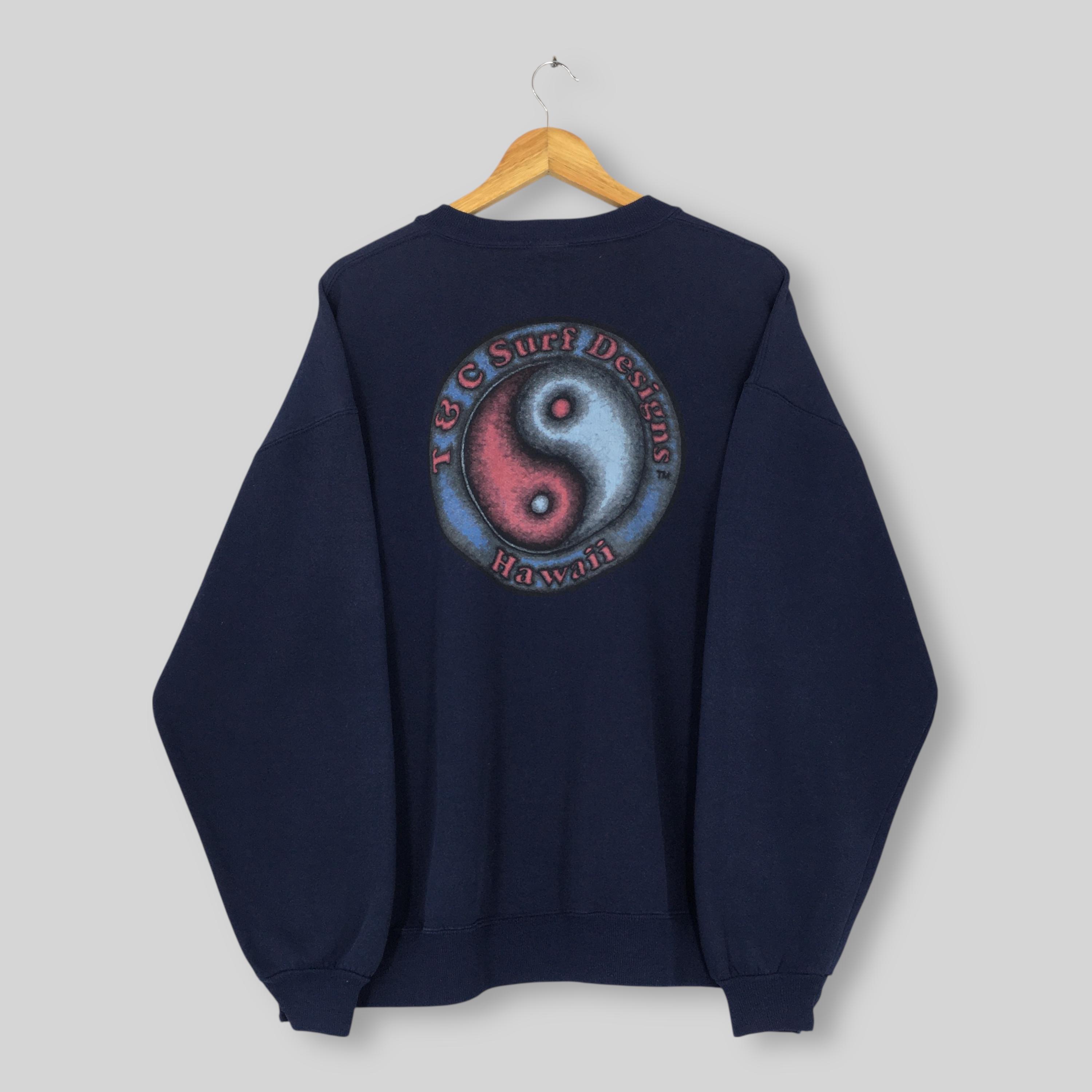 Vintage 90s T&C Surf Designs Sweatshirt Xlarge Town and Country