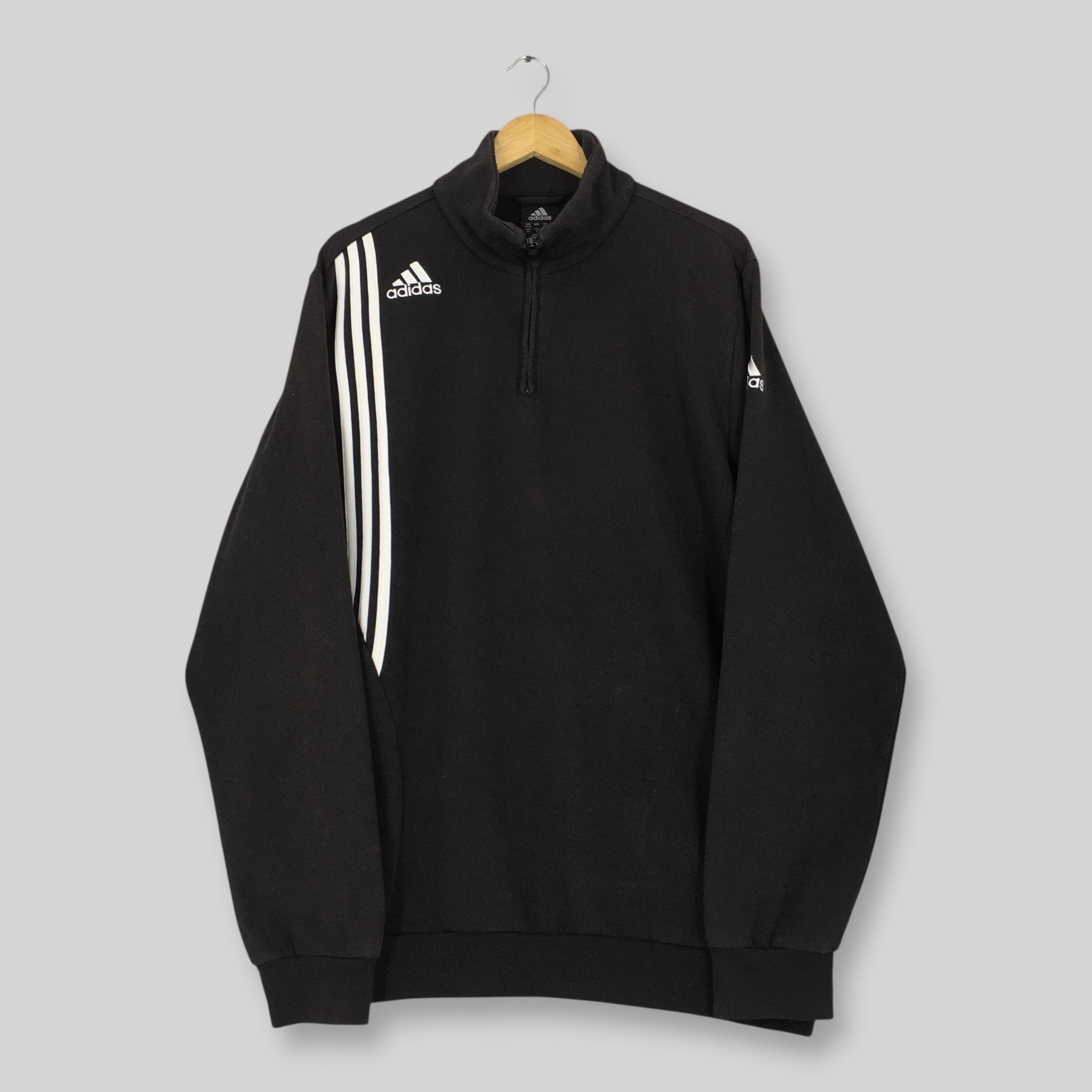 Vintage Adidas Equipment Half Zipper Sweatshirt Xlarge Adidas
