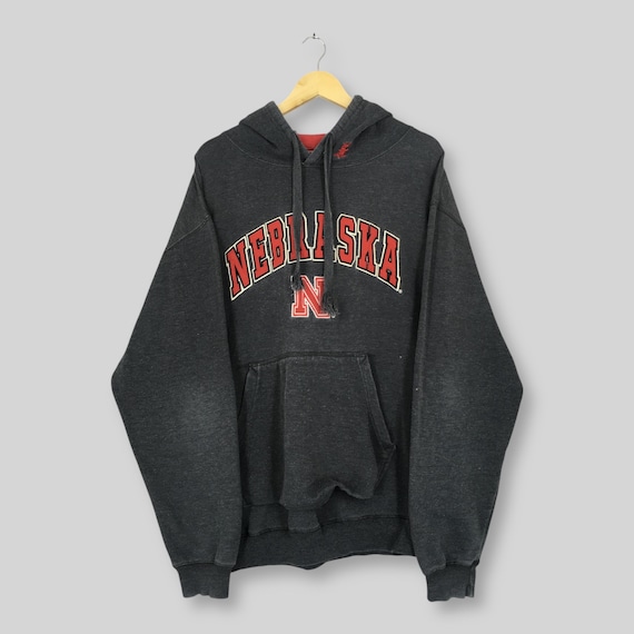 Vintage Nebraska Cornhuskers NCAA Hoodie Sweatshirt Xlarge