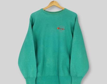 Vintage 1990s Champion Reverse Weave Hoodie Sweatshirt / Made in