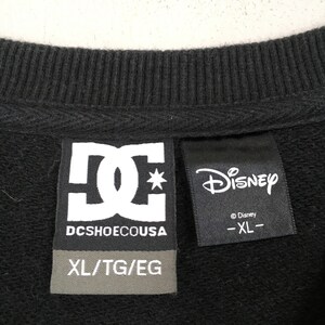 Vintage DC Shoe USA svart tröja XLarge DC Shoe x Mickey Mouse Skateboard-logotyp tröja DC Shoe Skateboarding Streetwear Crewneck storlek XL bild 5