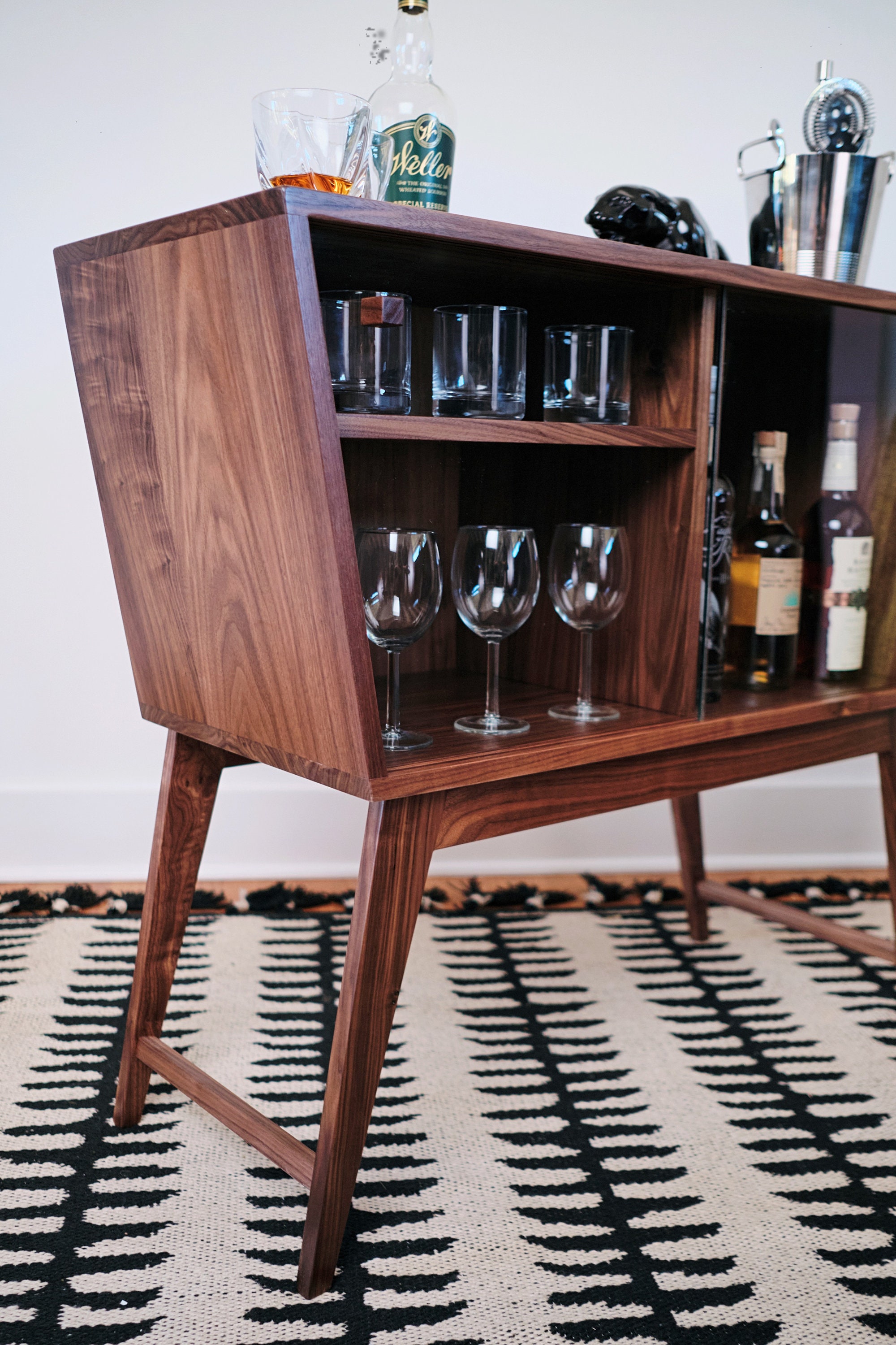 Atomic Rose Liquor Cabinet