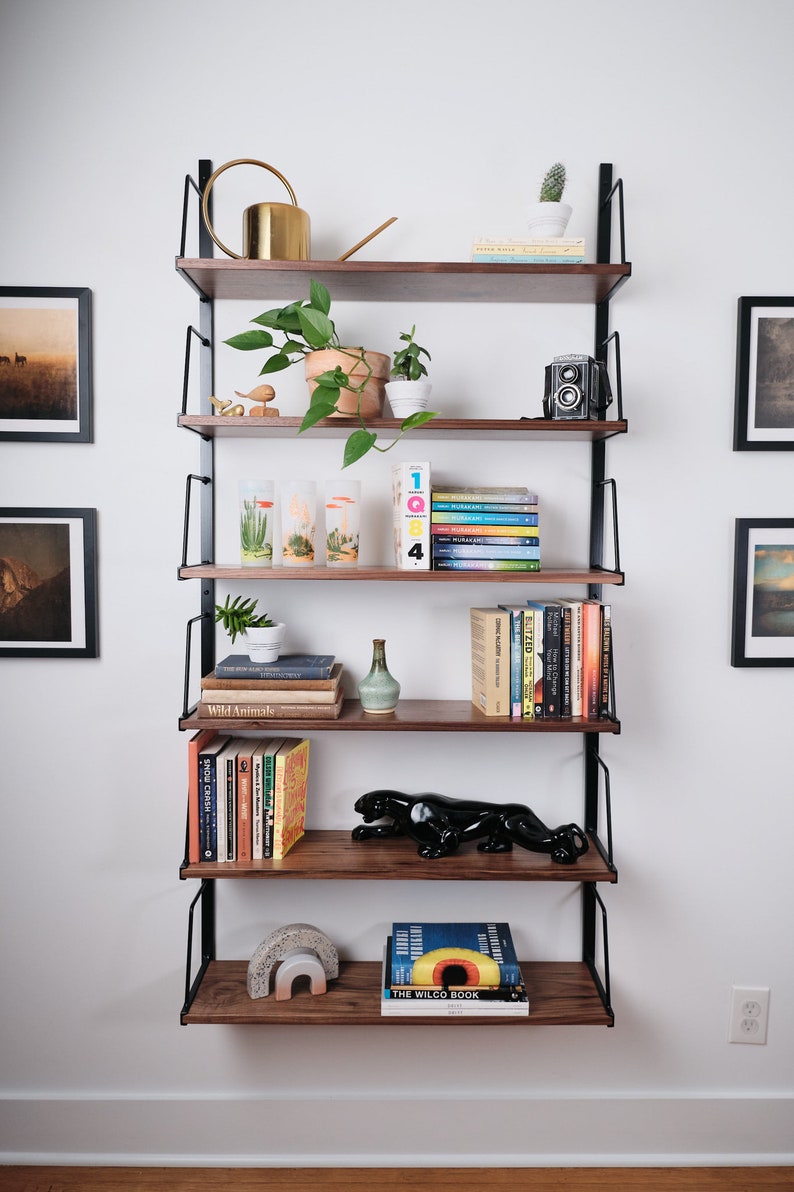 Modern Wall Mounted Bookshelf image 2