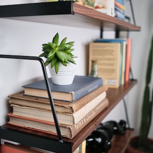 Modern Wall Mounted Bookshelf image 3