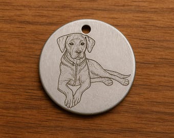 Personalized pendant - Pendant with laser engraving - Custom engraving pendant - Family pendant - Stainless steel pendant - Individual pendant