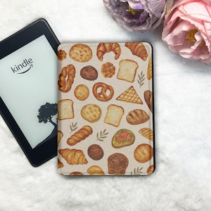 Food Reveler Design Kindle Case, Detachable Clear Back, Double-Sided Strong Magnetic Cover, Paperwhite & Kobo Clara Libra