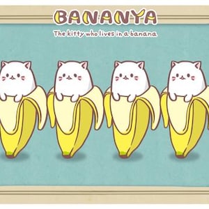 Offiziel lizensierte Krabbeldecke - Bananya Standard - Bananya Line
