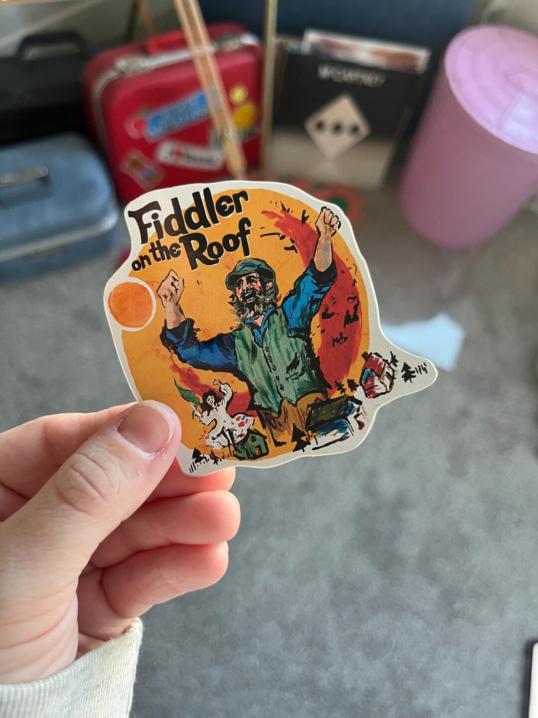Sticker Fidner Fiddler Vinyl Laminated Sticker - Etsy