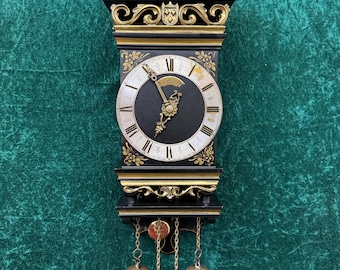 Horloge Hollandaise Vintage Années 70 – À Restaurer Ou Déco Industrielle