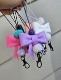 Bow Car Freshie Hanger: Rearview Mirror Charm