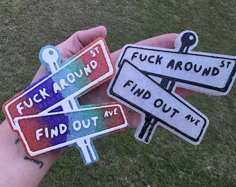 F Around, Find OutCar Freshie, Ambientador de coche sarcástico