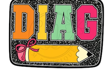 Educational Diagnostician PNG File: Diag Print