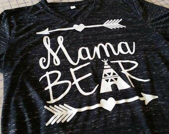 Camiseta suave de Mamá Osa - Regalo para mamá