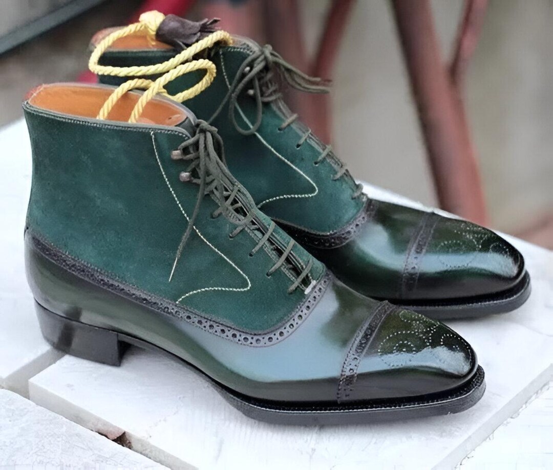 Men Hand-stitching Leather Boots main image 1