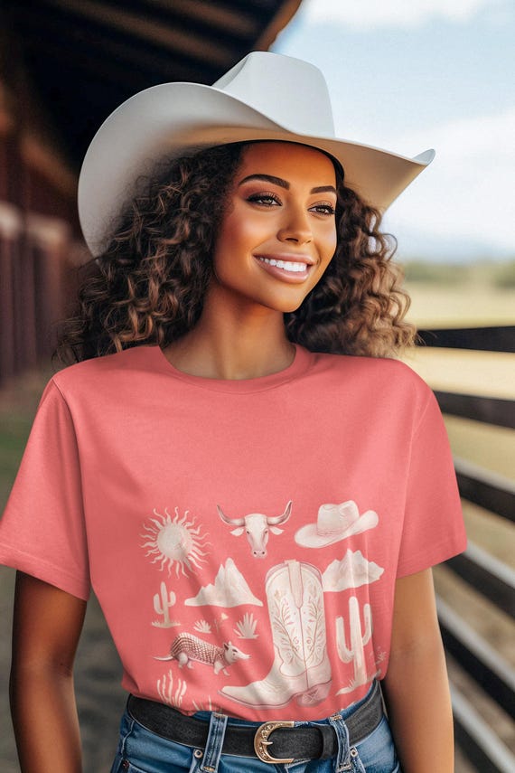Desert Dream Western Aesthetic Tee, Summer Vibes, Casualwear, Nature Lovers, Birthday Gift