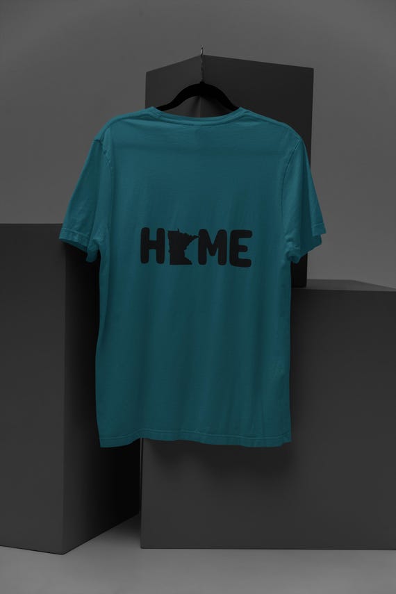 Minnesota Home Unisex Heavy Cotton Tee Shirt - State Pride Tshirt, Midwest Gift, Minnesota Souvenir, MN Tee, Gift for Minnesotans