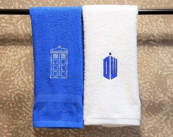 Doctor Who Set *SET OF 2* Hand/Dish/Kitchen/Tea Towel