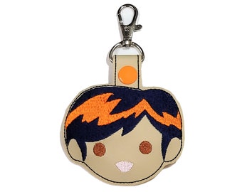 Star Wars Rebels SABINE WREN Embroidered *ITH* Vinyl Water-Resistance Key Chain, Snap Tab, Key Fob, Bag Tag, Zipper Pull