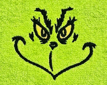 The Grinch Christmas Hand/Kitchen/Tea Towel