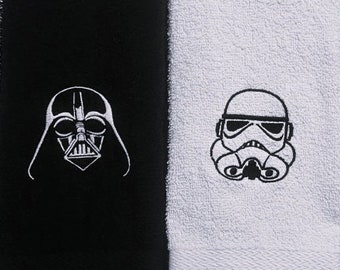 Star Wars Darth Vader & Stormtrooper *Set of 2* Hand/Dish/Kitchen/Tea Towel Set