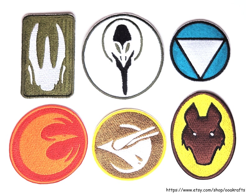Ezra Ghost CrewSpectres Set Sabine Kanan Zeb /& Jacen Inspired by Star Wars Rebels Embroidery Patches Set of 6 Hera