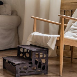 Dog ramp for high bed, Dog stairs for tall bed, Dog steps wood, Dog ramp wooden, Dog steps for sofa, Dog ramp for small dogs