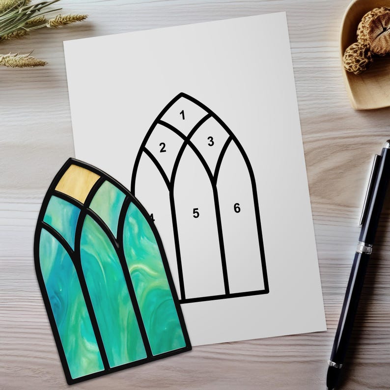 Stained Glass Pattern, Stained Glass Template, Church Stained Glass ...