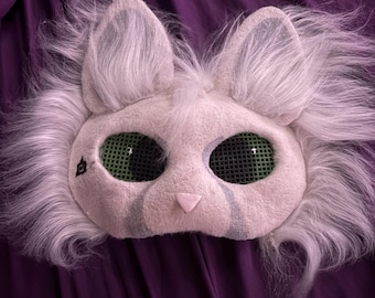 White/ Silver cat mask