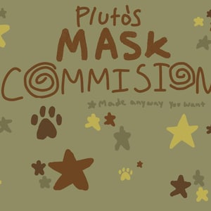 MESSAGE BEFORE BUYING Animal/Character Mask Commissions/slides are examples image 2