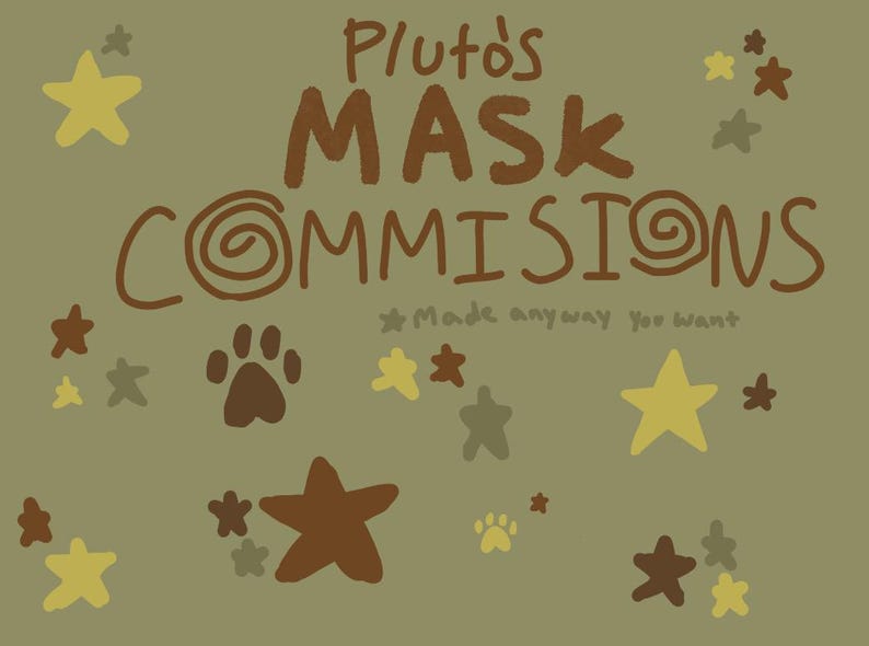 MESSAGE BEFORE BUYING Animal/Character Mask Commissions/slides are examples image 2