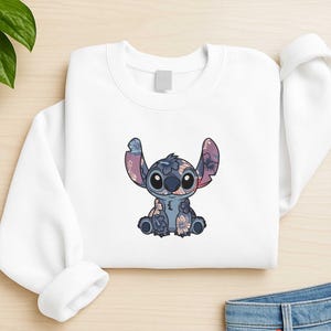 Hawaiian Stitch Embroidery Design, Floral Stitch Character Embroidery File, Tropical Island Stitch Pattern, Cute Summer Design