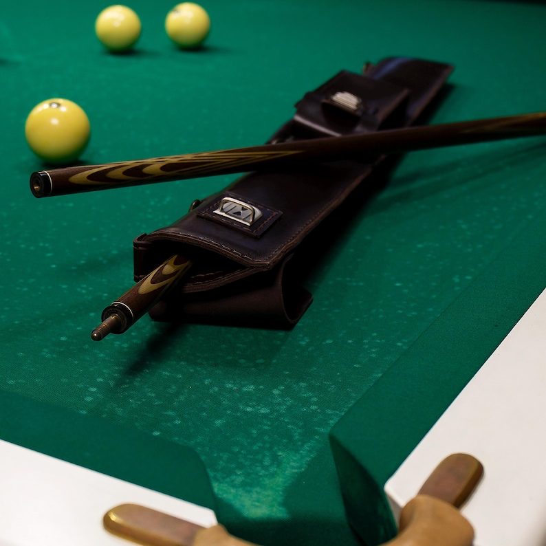 Handmade Leather Cue Case Made of "sandal" Leather - Etsy