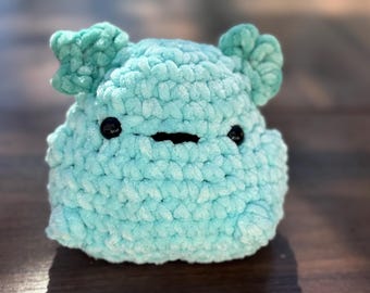 Axolotl Plushie - Chunky Handmade Stuffed Animal