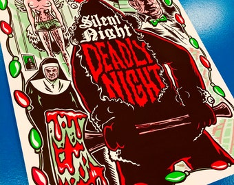 Silent Night Deadly Night screenprint