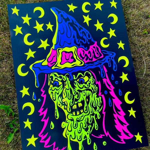 Melting Witch screen print