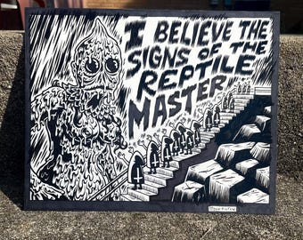 Sleestak original art