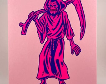 MPC Grim Reaper screenprint