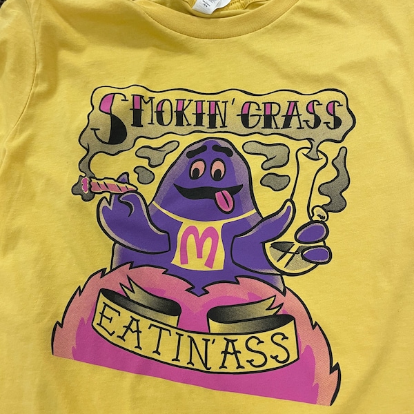 Giant Purple Food Eating Monster tee