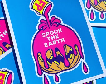 Spook the Earth screen print