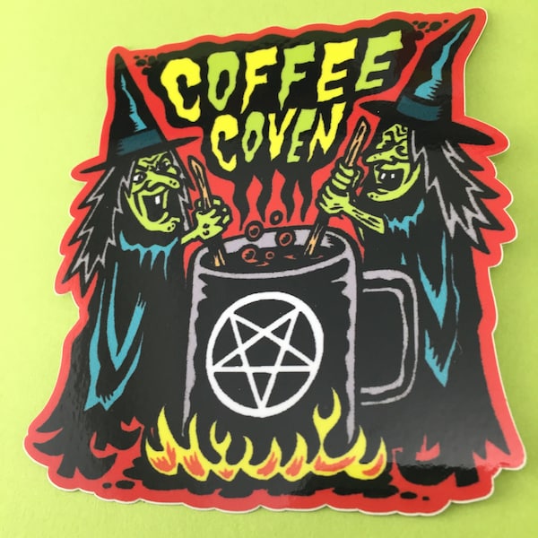 Coffee Coven Sticker