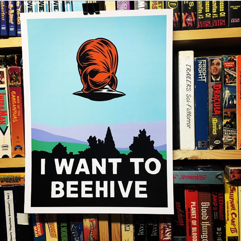 I want to beehive print image 2