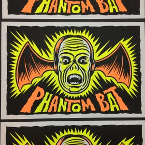 Phantom Bat Screen Print image 1