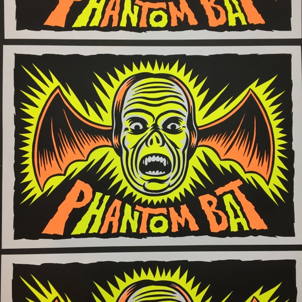 Phantom Bat Screen Print