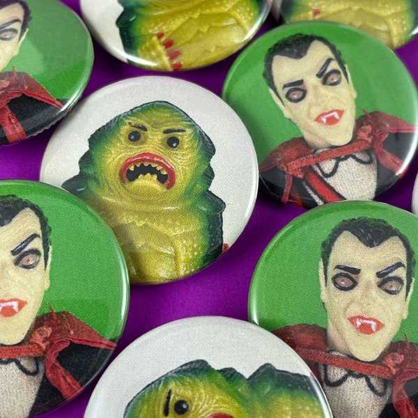 Monster Toys buttons